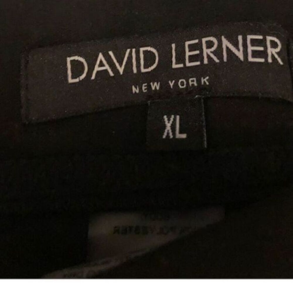 David Lerner x Anthropologie Gemma Straight Leg Vegan Leather Pants Size XL - Picture 2 of 4